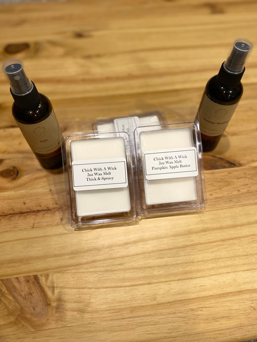 Wax Melts and Sprays – Chick With A Wick